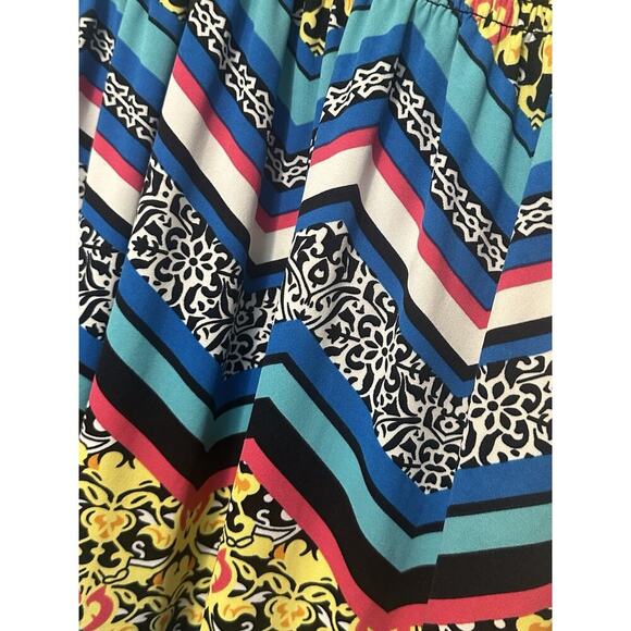 Magic Boho Maxi Dress Halter Beachy Hippie Blues Greens Yellows Beadsd DD03 - Picture 6 of 15